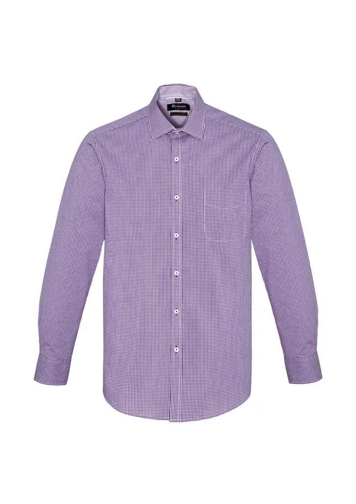 Biz Corporates Newport Mens Long Sleeve Shirt 42520 Metro Workwear